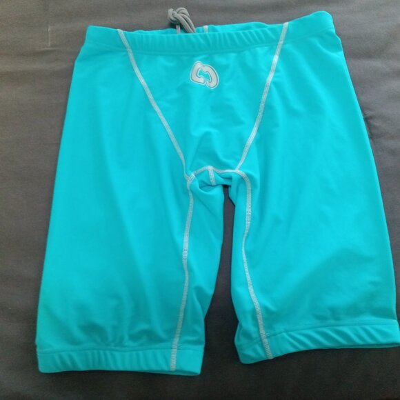 NWOT MOJAVE SWIM JAMMER, TEAL, SIZE TAG says 105, Estimate Size "M" (32'-34") - Picture 1 of 7
